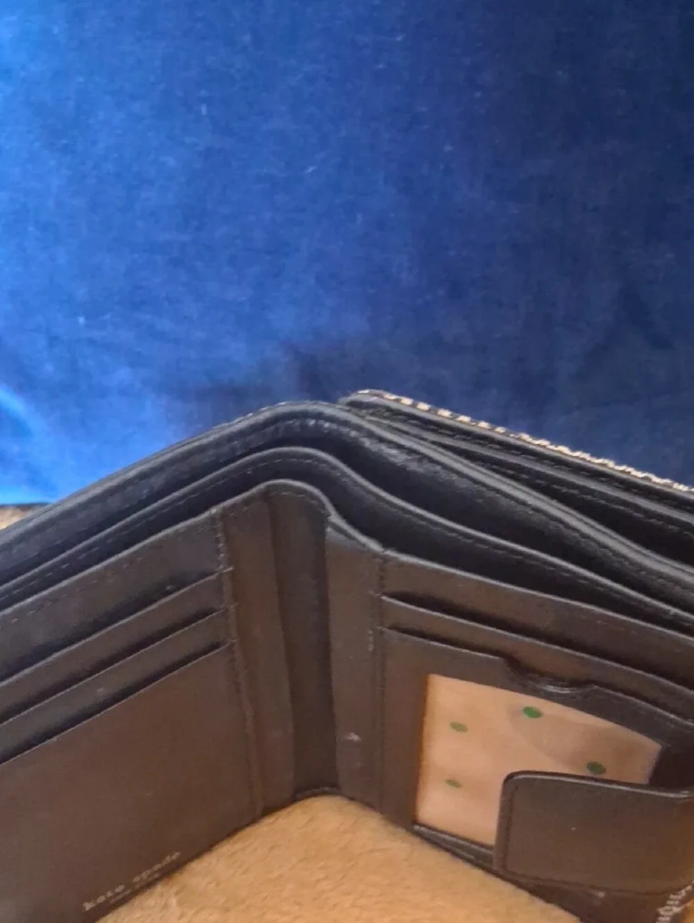 kate spade Navy and White Patterned Bifold Wallet